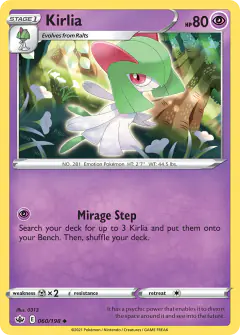 Kirlia Uncommon card from Chilling Reign