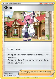 Klara Uncommon card from Chilling Reign