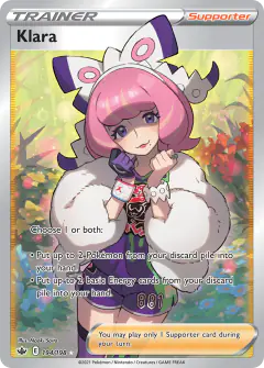 Klara Rare Ultra card from Chilling Reign