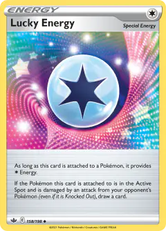 Lucky Energy Uncommon card from Chilling Reign