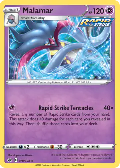 Malamar Rare card from Chilling Reign