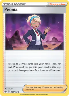 Peonia Uncommon card from Chilling Reign