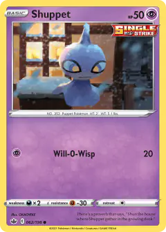 Shuppet Common card from Chilling Reign