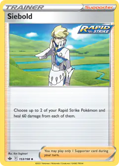 Siebold Uncommon card from Chilling Reign