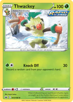 Thwackey Uncommon card from Chilling Reign