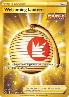 Welcoming Lantern Rare Secret card from Chilling Reign