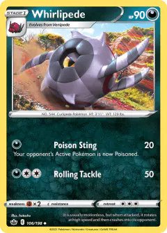Whirlipede Uncommon card from Chilling Reign