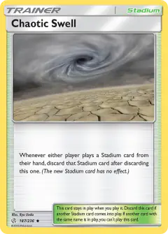 Chaotic Swell Uncommon card from Cosmic Eclipse