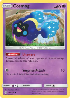 Cosmog Common card from Cosmic Eclipse