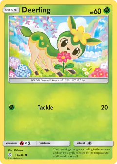 Deerling Common card from Cosmic Eclipse