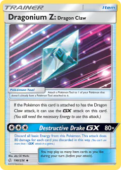 Dragonium Z: Dragon Claw Uncommon card from Cosmic Eclipse