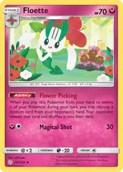 Floette Uncommon card from Cosmic Eclipse
