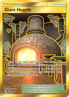 Giant Hearth Rare Secret card from Cosmic Eclipse