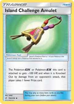 Island Challenge Amulet Uncommon card from Cosmic Eclipse