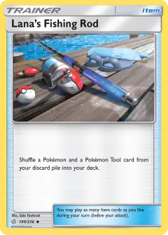 Lana's Fishing Rod Uncommon card from Cosmic Eclipse