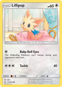 Lillipup Common card from Cosmic Eclipse