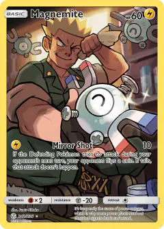 Magnemite Rare Secret card from Cosmic Eclipse