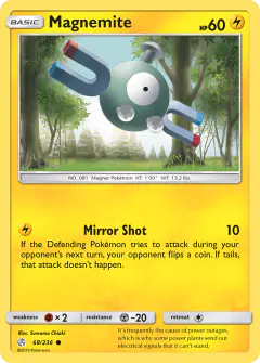Magnemite Common card from Cosmic Eclipse