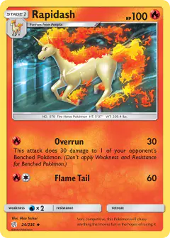 Rapidash Uncommon card from Cosmic Eclipse