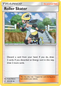 Roller Skater Uncommon card from Cosmic Eclipse