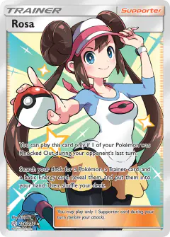 Rosa Rare Ultra card from Cosmic Eclipse