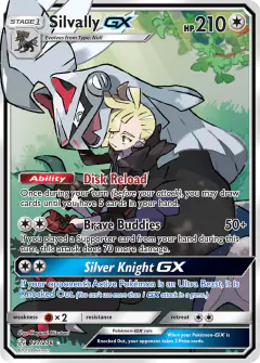 Silvally-GX Rare Ultra card from Cosmic Eclipse