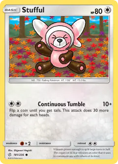 Stufful Common card from Cosmic Eclipse