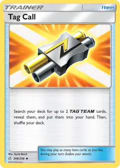 Tag Call Uncommon card from Cosmic Eclipse