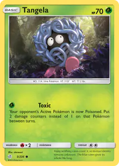 Tangela Common card from Cosmic Eclipse
