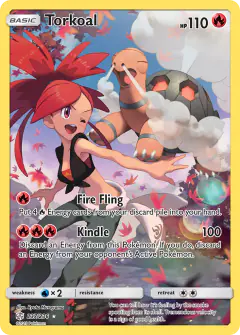 Torkoal Rare Secret card from Cosmic Eclipse