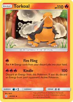 Torkoal Uncommon card from Cosmic Eclipse