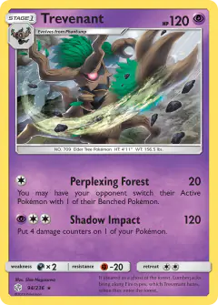 Trevenant Rare card from Cosmic Eclipse