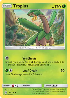 Tropius Uncommon card from Cosmic Eclipse