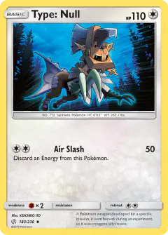 Type: Null Uncommon card from Cosmic Eclipse