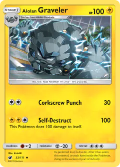 Alolan Graveler Uncommon card from Crimson Invasion