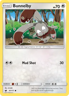 Bunnelby Common card from Crimson Invasion