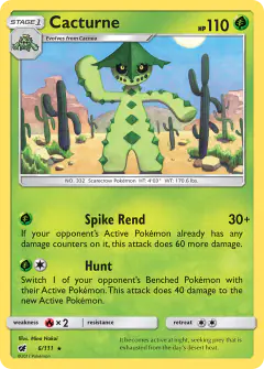Cacturne Rare card from Crimson Invasion