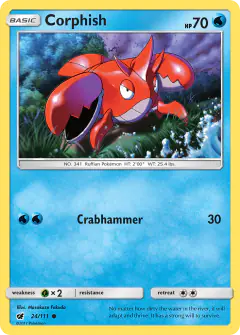 Corphish Common card from Crimson Invasion