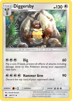 Diggersby Uncommon card from Crimson Invasion