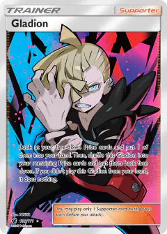 Gladion Rare Ultra card from Crimson Invasion