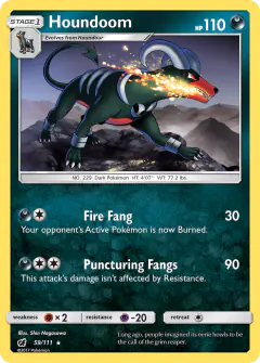 Houndoom Rare card from Crimson Invasion