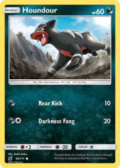 Houndour Common card from Crimson Invasion