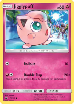 Jigglypuff Common card from Crimson Invasion