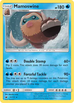 Mamoswine Rare card from Crimson Invasion
