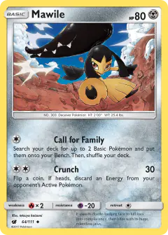 Mawile Uncommon card from Crimson Invasion
