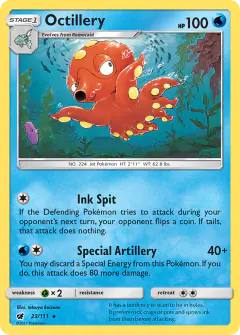 Octillery Rare card from Crimson Invasion