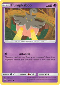 Pumpkaboo Common card from Crimson Invasion