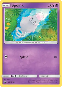 Spoink Common card from Crimson Invasion