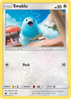 Swablu Common card from Crimson Invasion