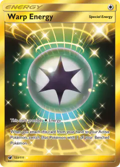 Warp Energy Rare Secret card from Crimson Invasion